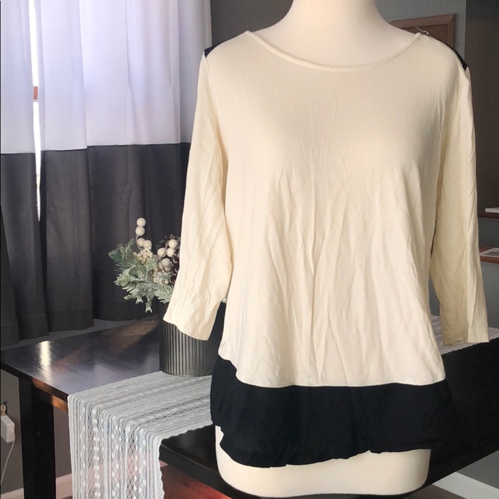 Black & White Merona Top